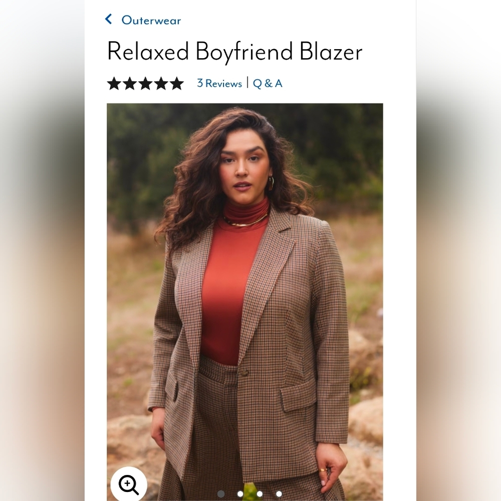 Eloquii Relaxed Boyfriend Blazer
